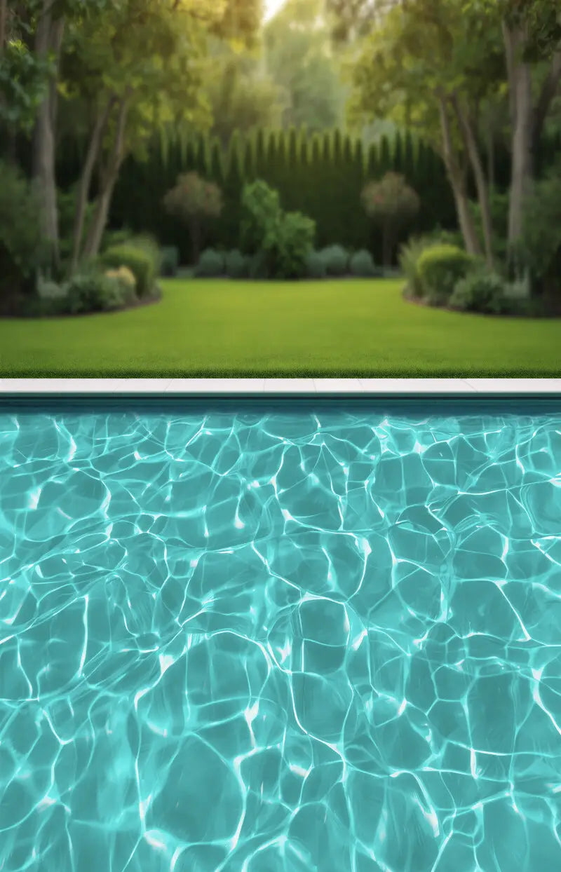 Backyard Summer Pool Sweep