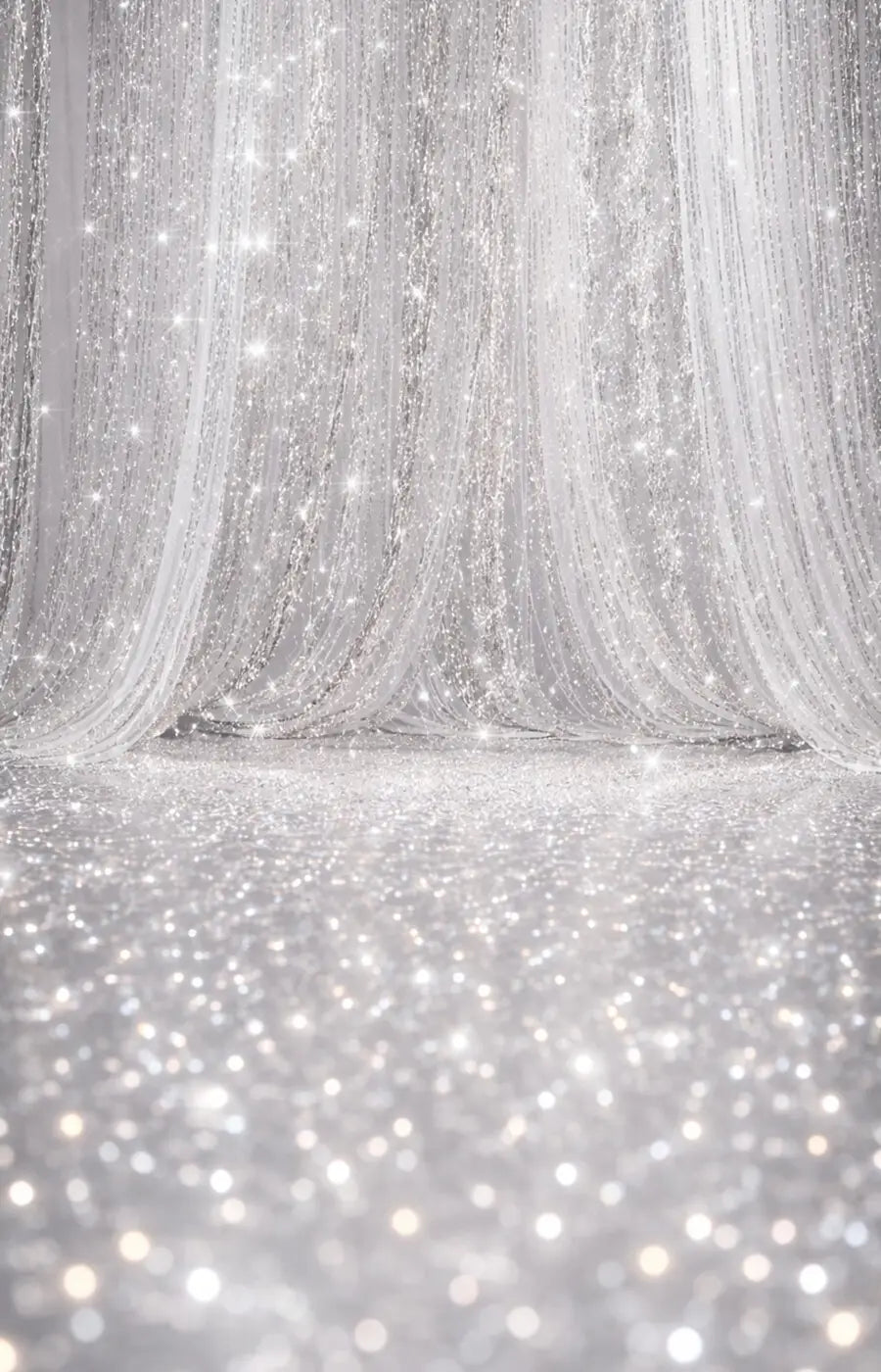 Showtime Curtain Silver Sweep