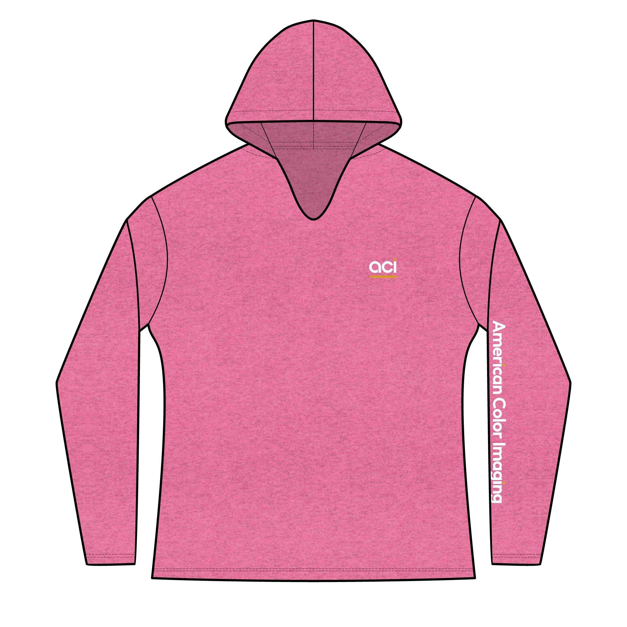 ACI "Negative. Never." Long Sleeve Lightweight Hoodie