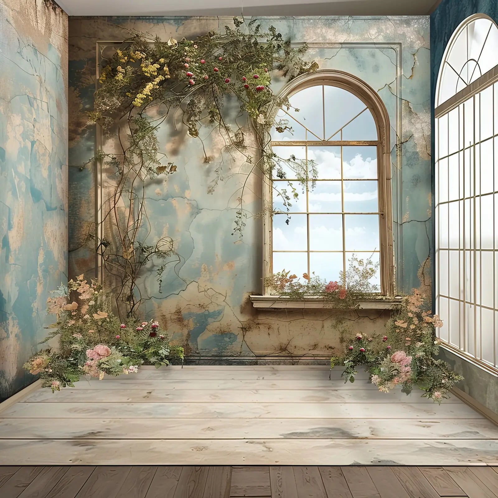 Blue Flower Room