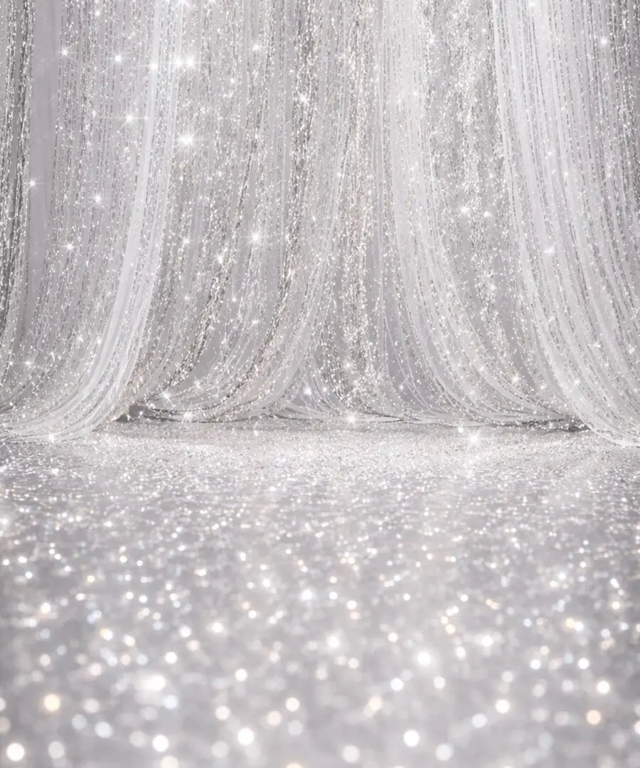 Showtime Curtain Silver Sweep