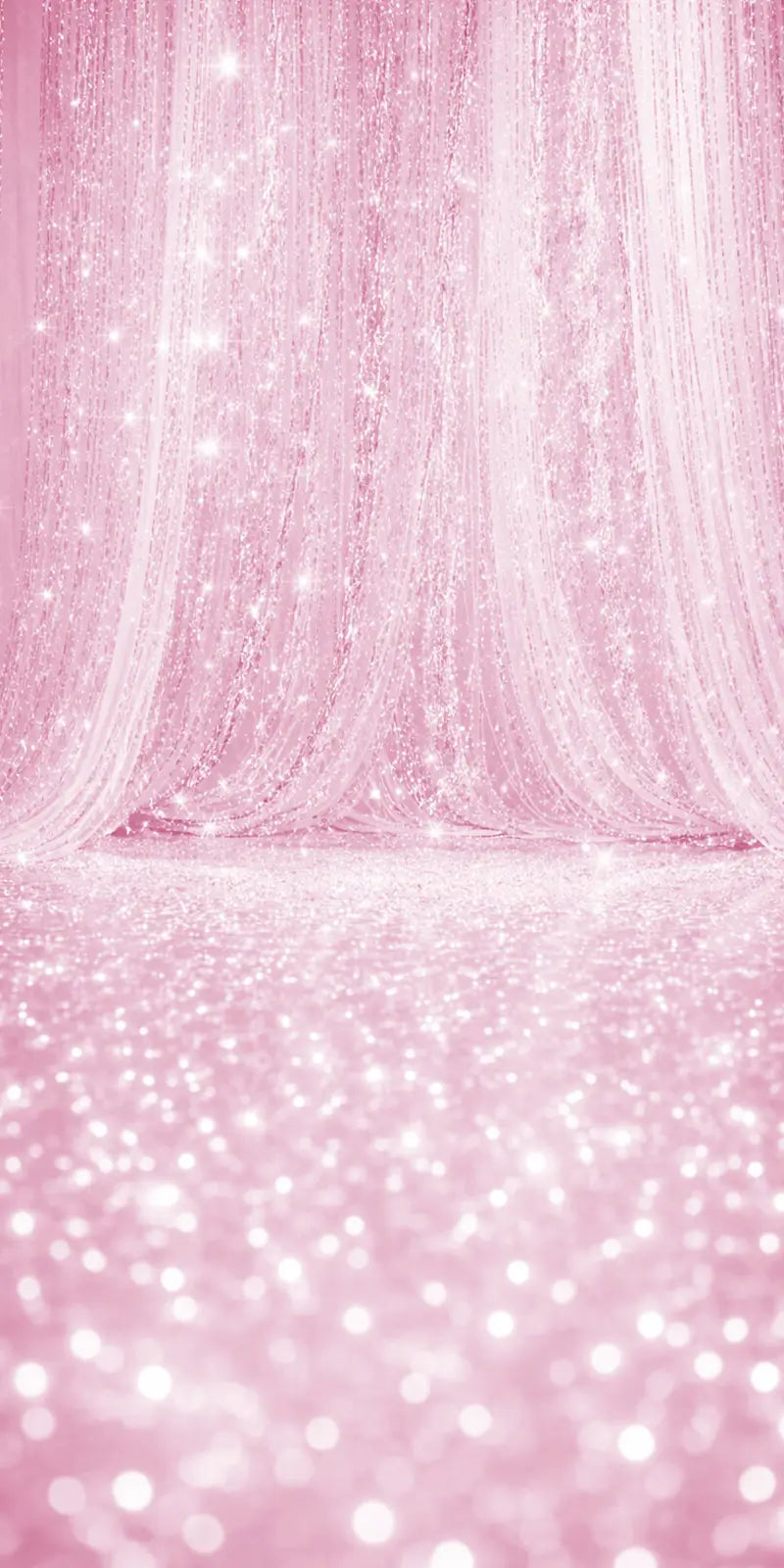 Showtime Curtain Pink Sweep