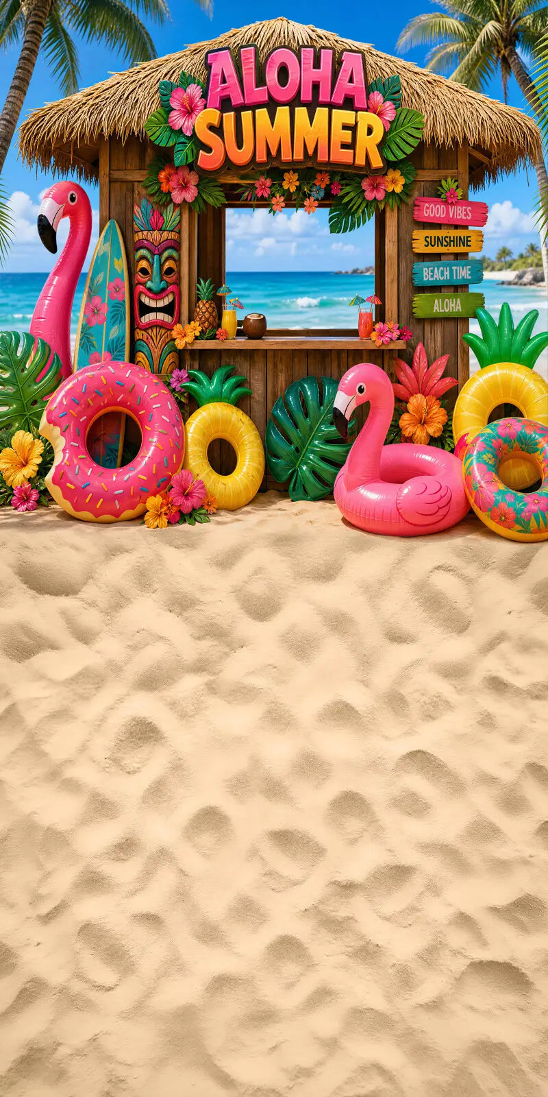 Aloha Summer Beach Hut Sweep