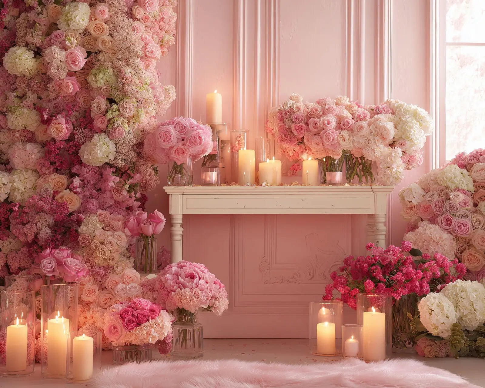 Romantic Flower Room
