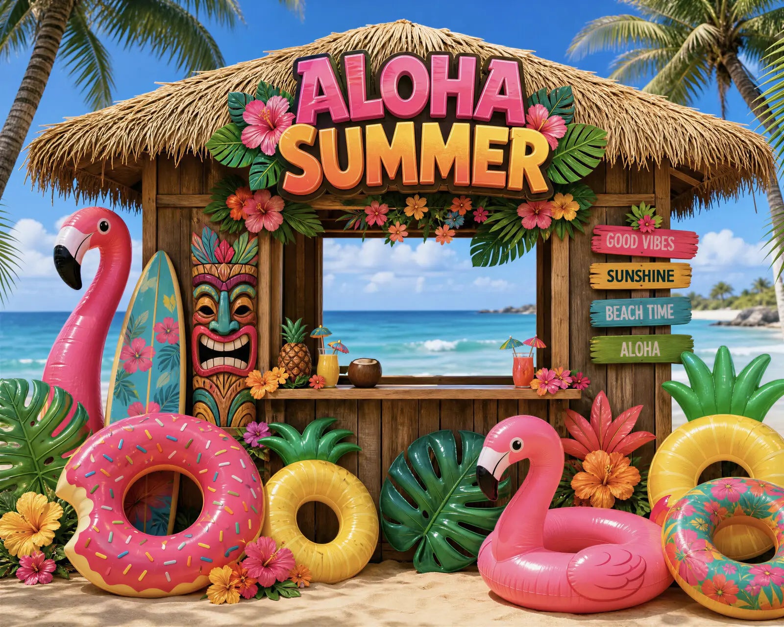 Aloha Summer Beach Hut