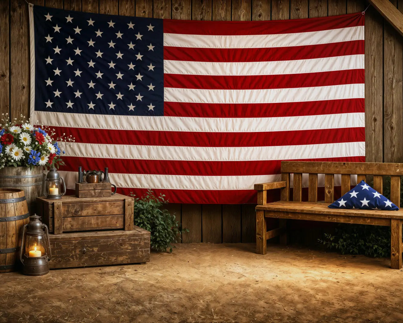 Rustic American Heritage Wide