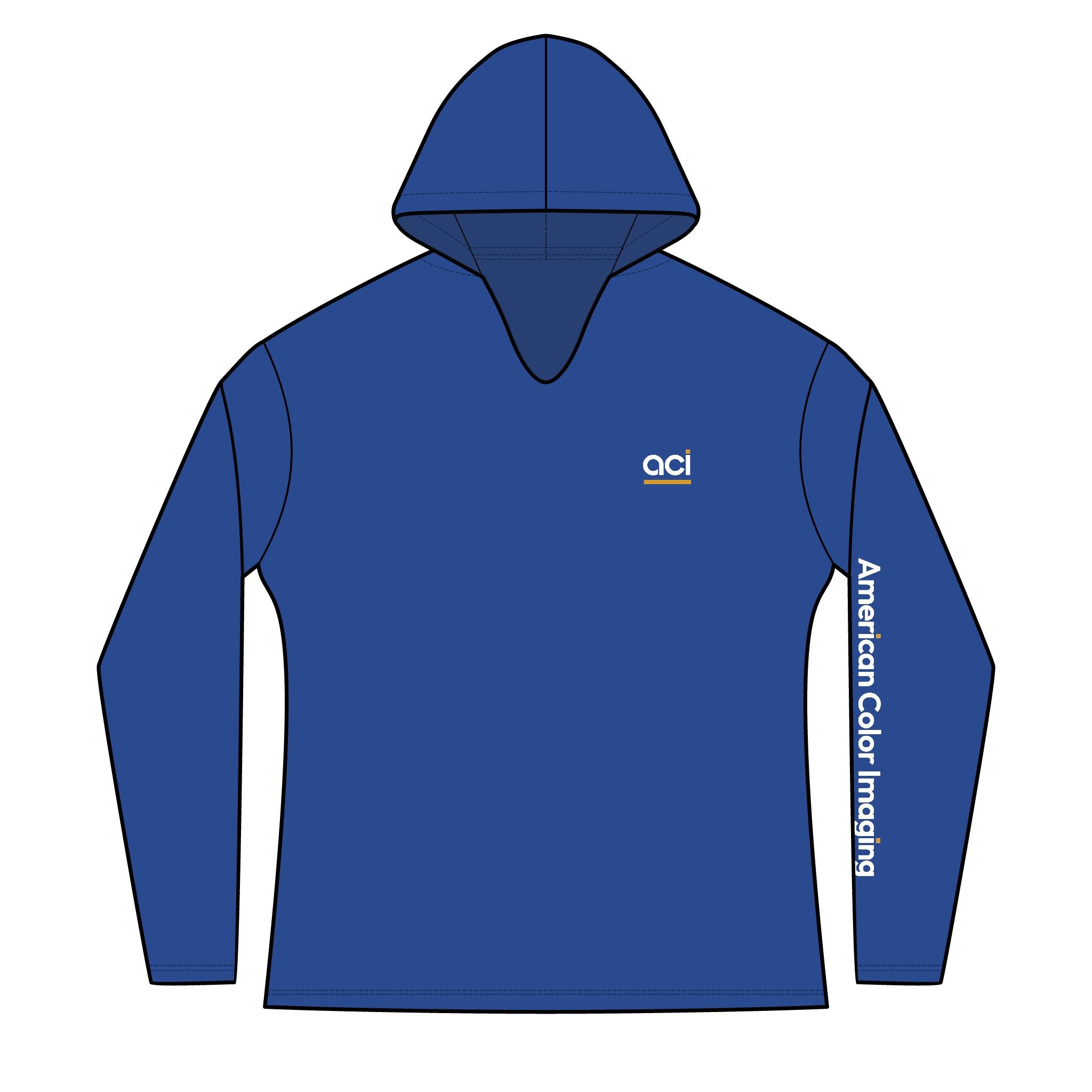 ACI "Negative. Never." Long Sleeve Lightweight Hoodie
