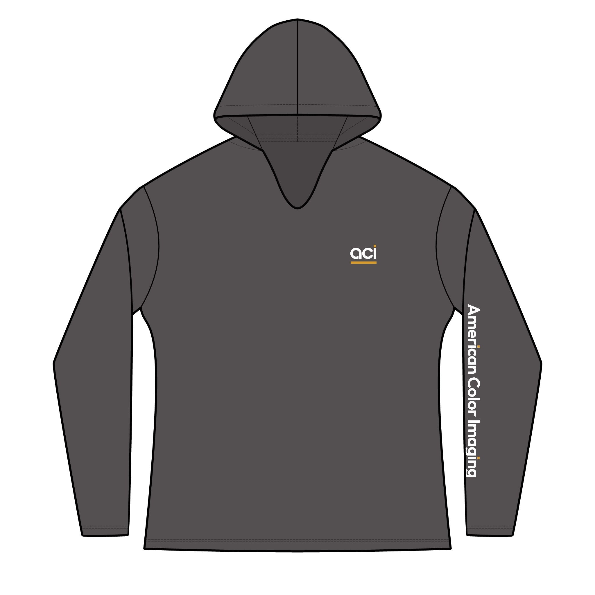 ACI "Negative. Never." Long Sleeve Lightweight Hoodie