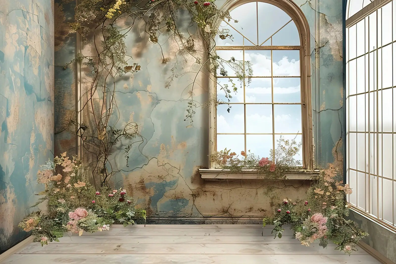 Blue Flower Room