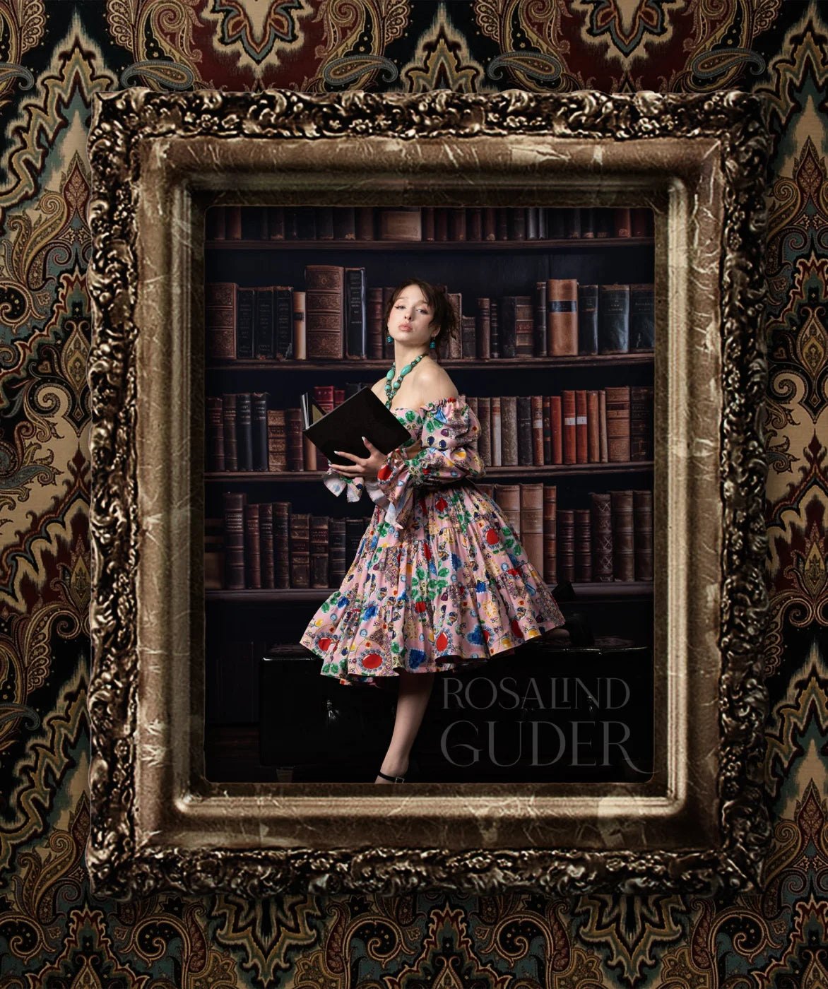 Brown Elegant Fine Art Backdrop for Photography