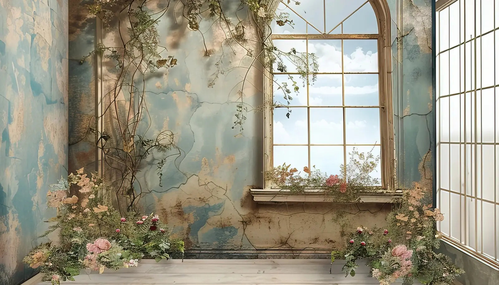 Blue Flower Room