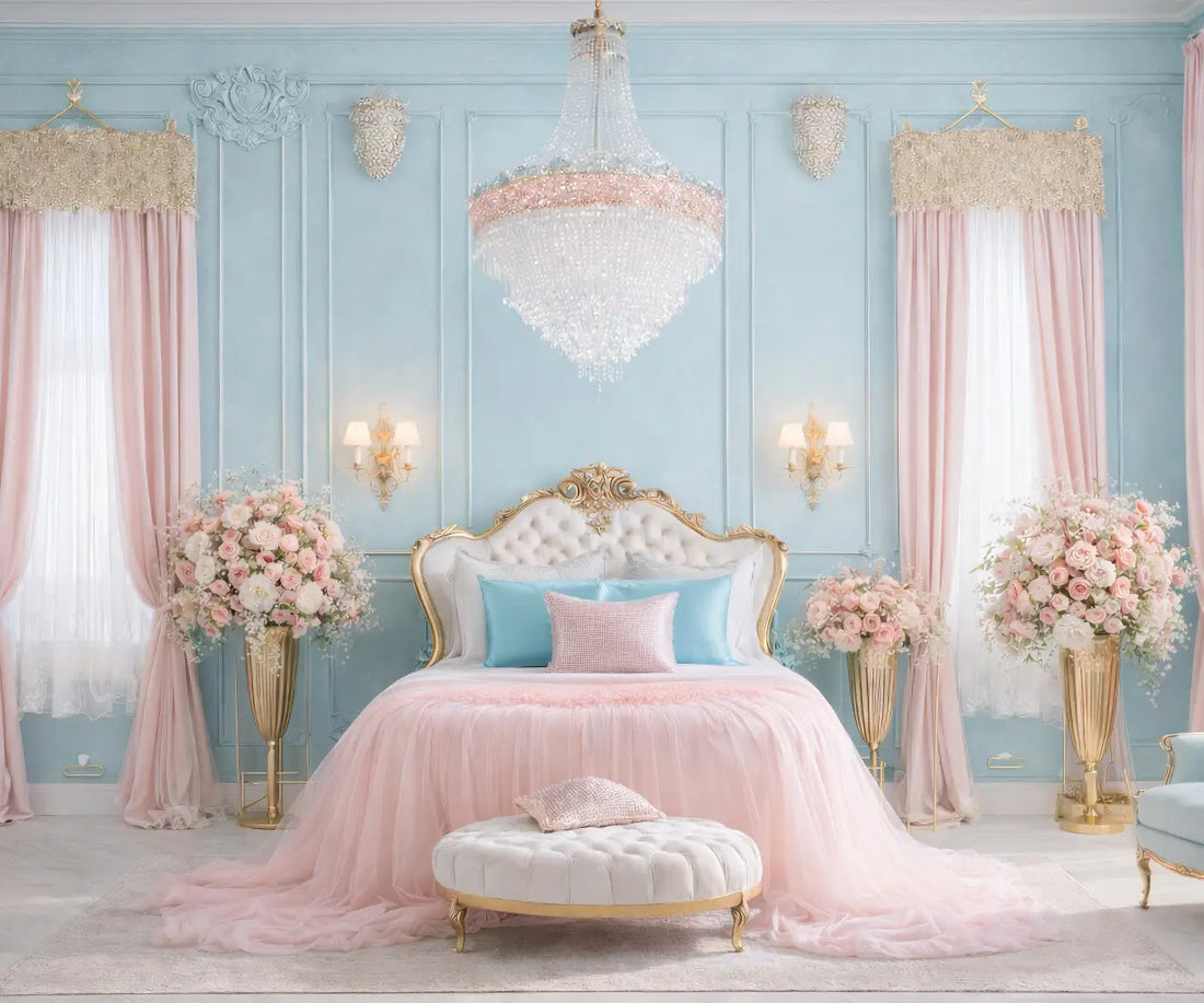 Elegant Pastel Bedroom