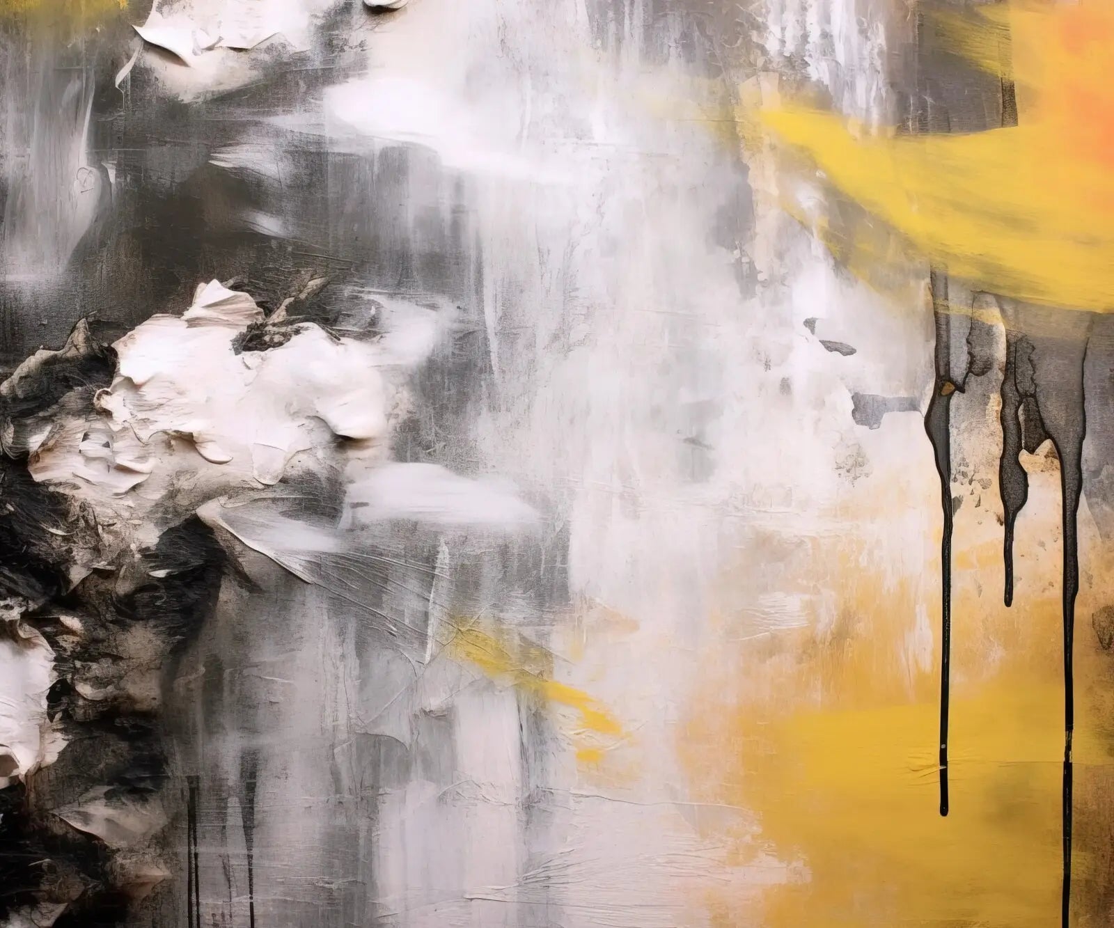 Gray White Yellow Backdrop for Photography