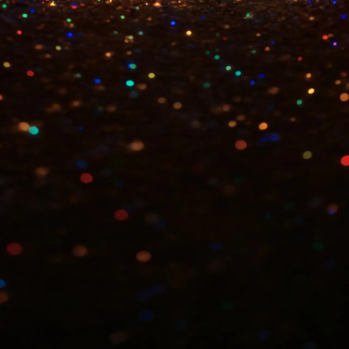 Multicolored Christmas Light Path Rubbermat Floor