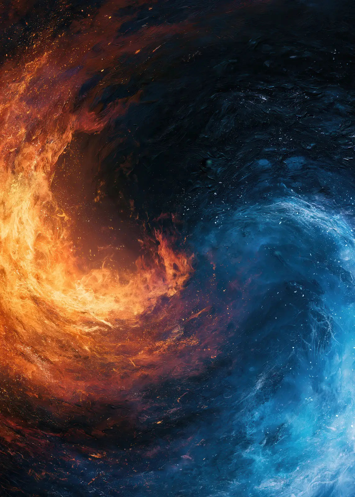 Fire And Ice 8x10