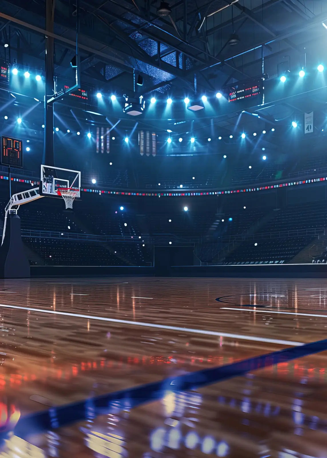 Red White And Blue Court