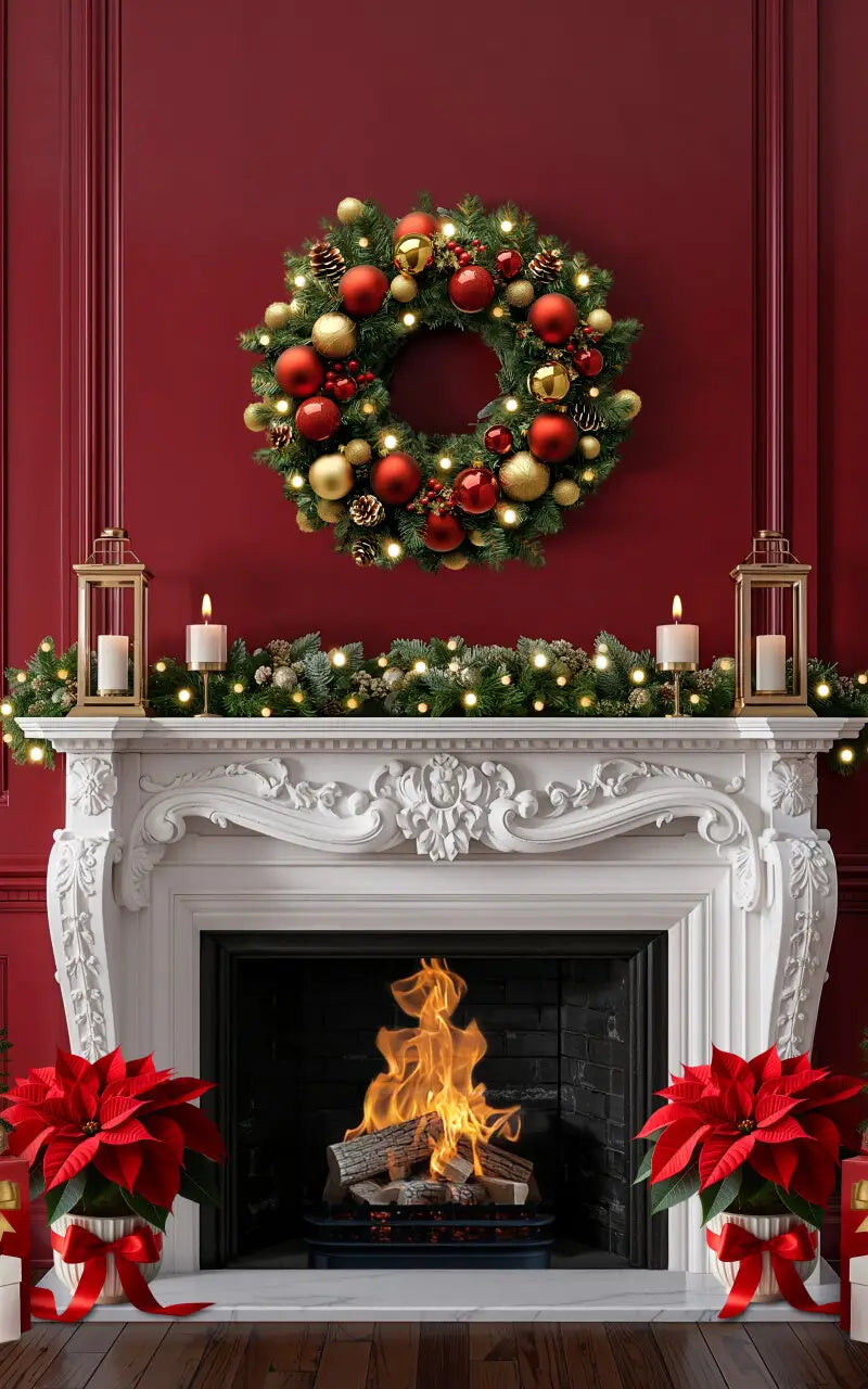 Red Christmas Room