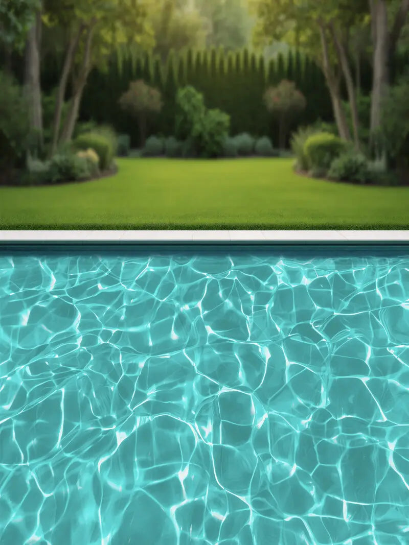 Backyard Summer Pool Sweep