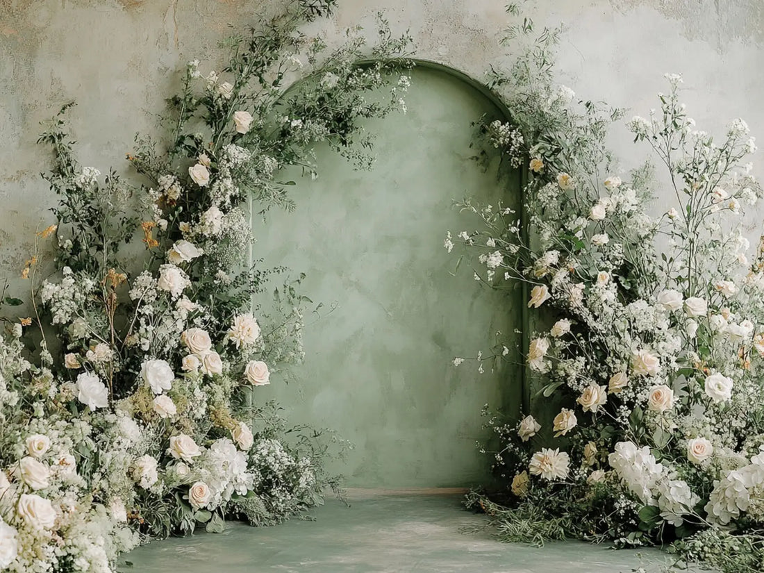 Mint Floral Arch