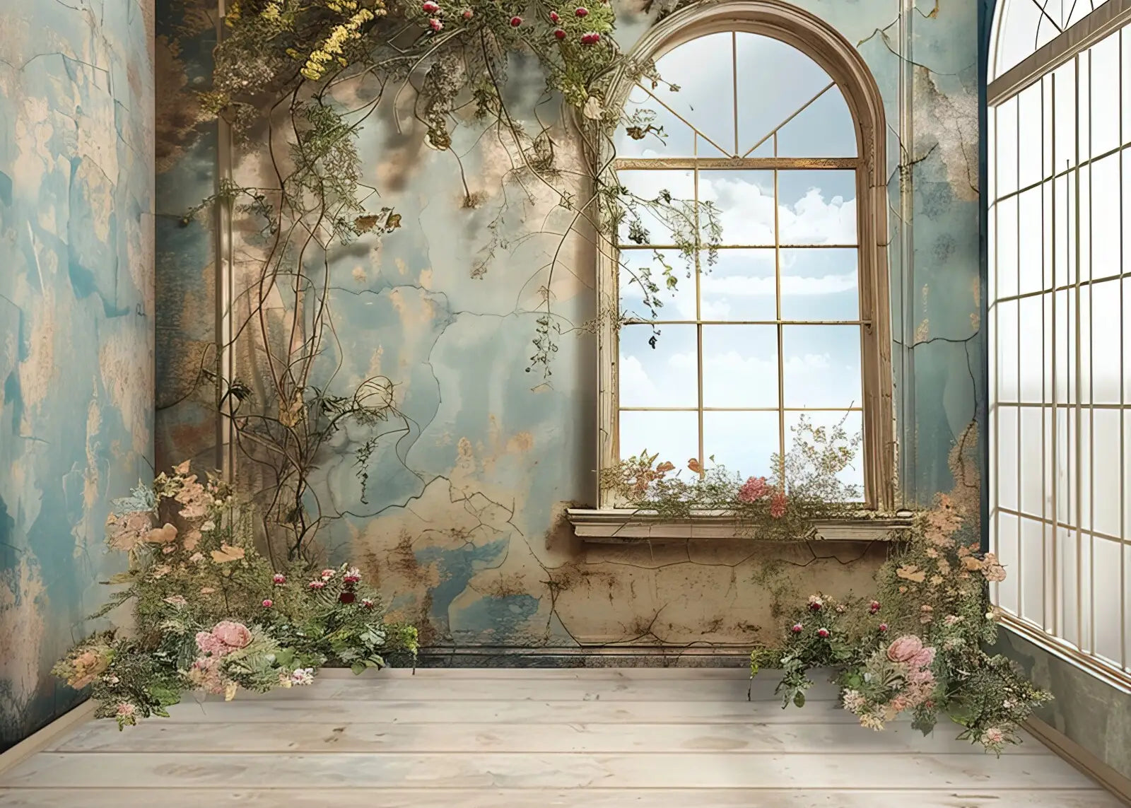 Blue Flower Room