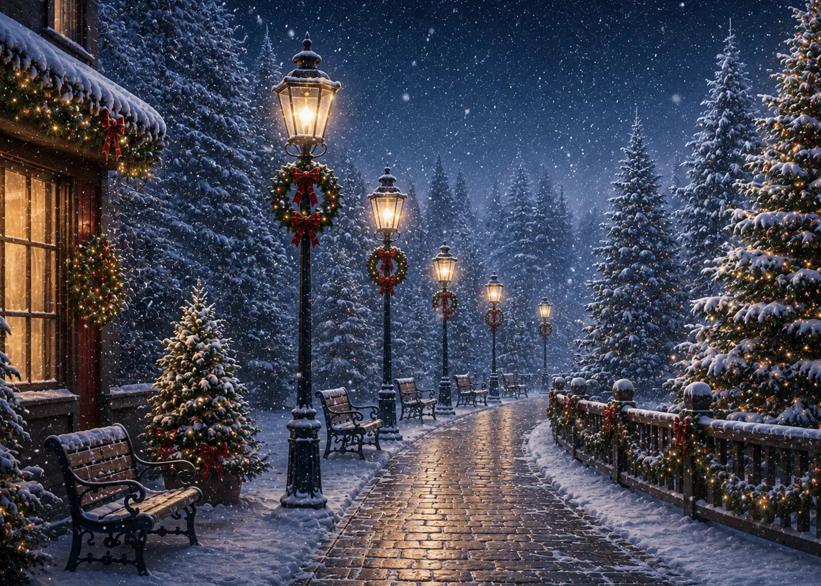 Evening Winter Stroll
