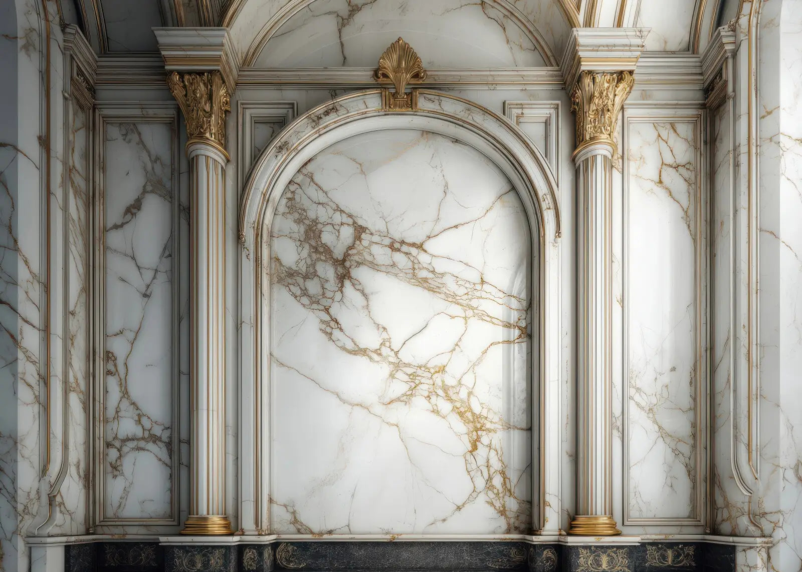 White Marble Wall 2
