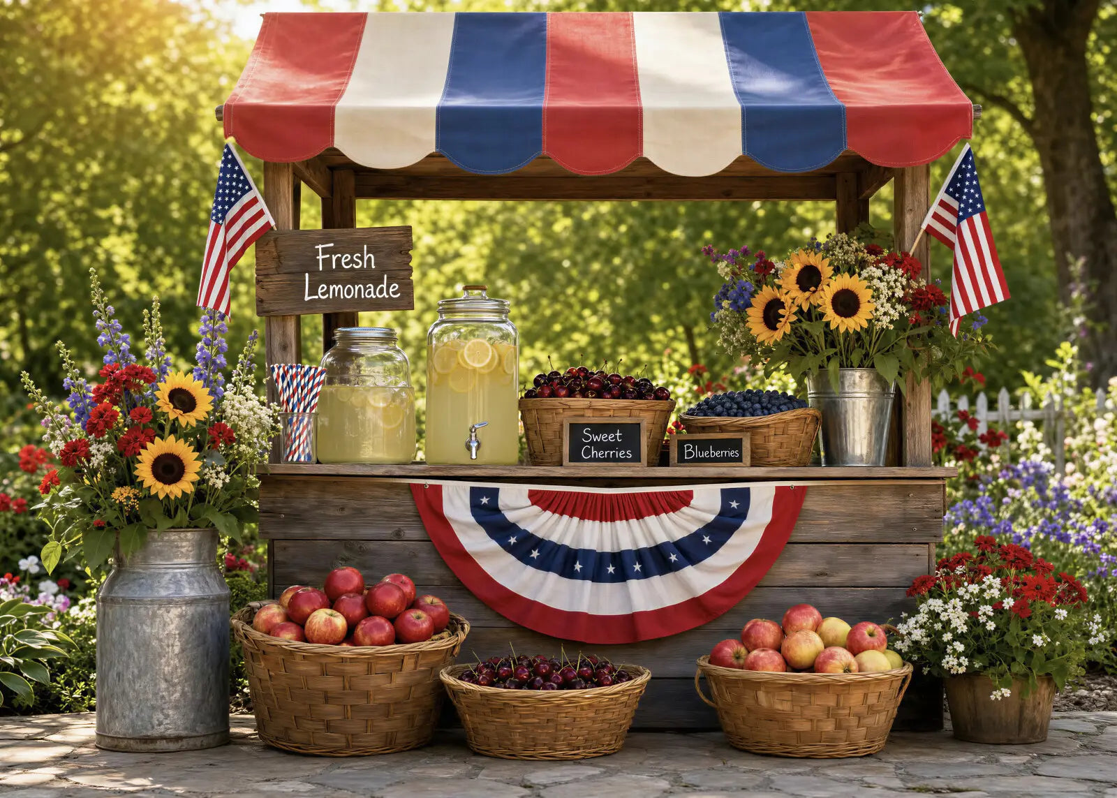 Patriotic Lemonade Stand