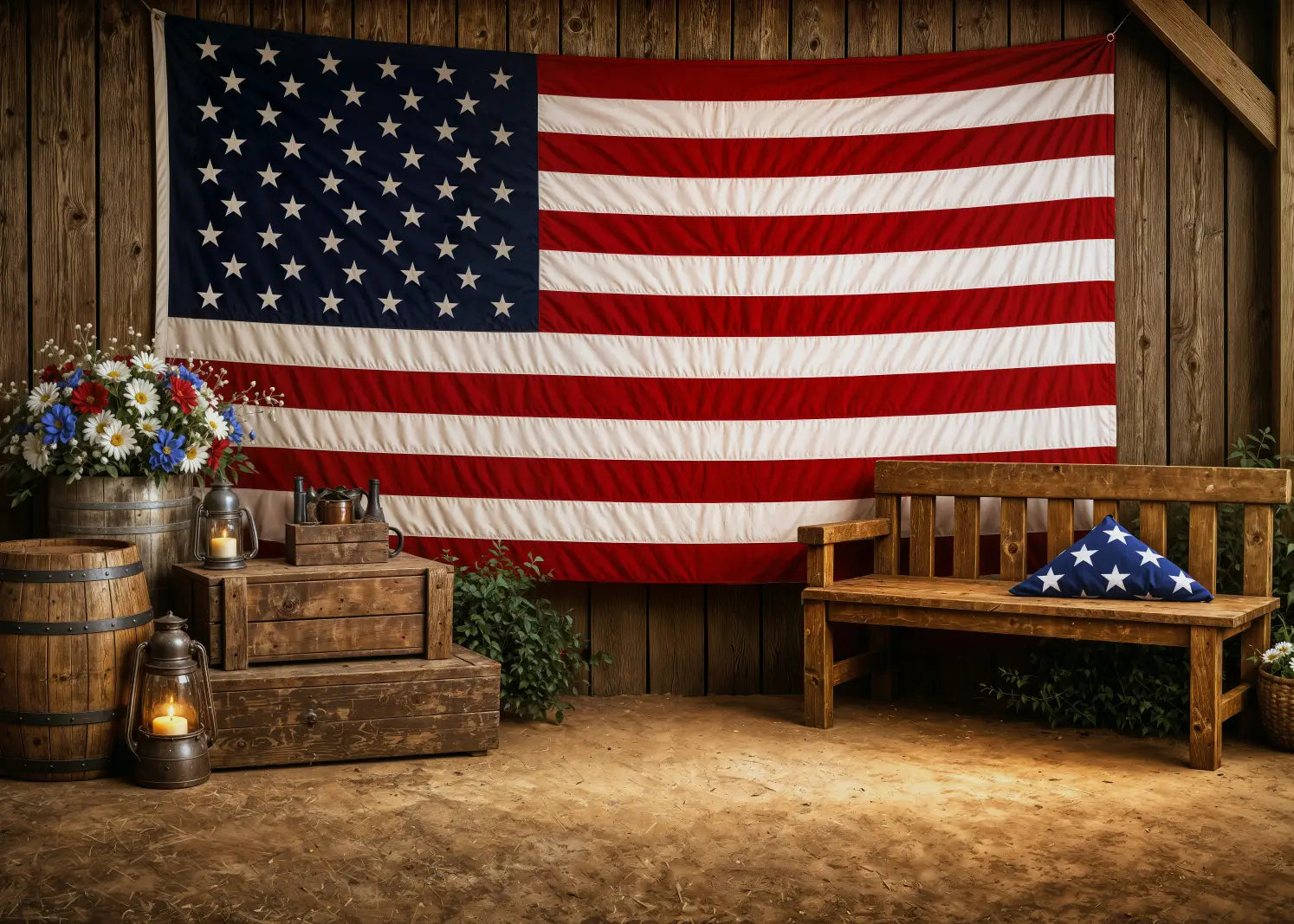 Rustic American Heritage Wide