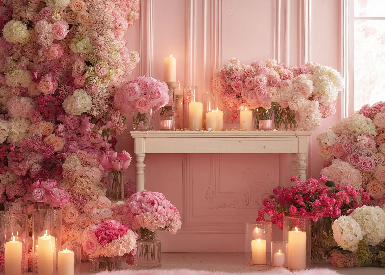 Romantic Flower Room