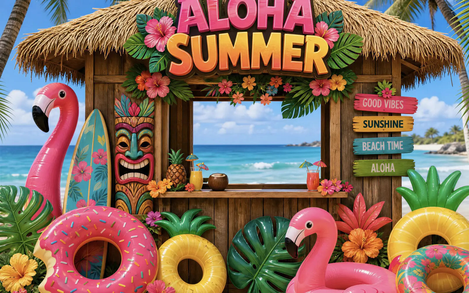 Aloha Summer Beach Hut