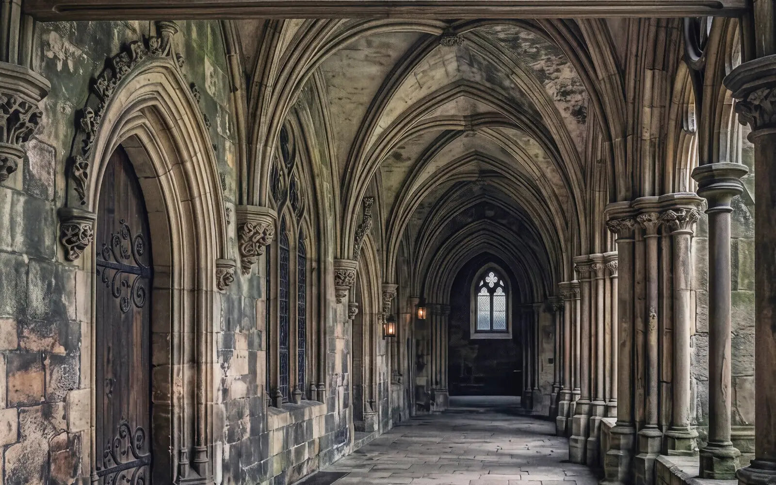 Laura Dark Gothic Hallway 1