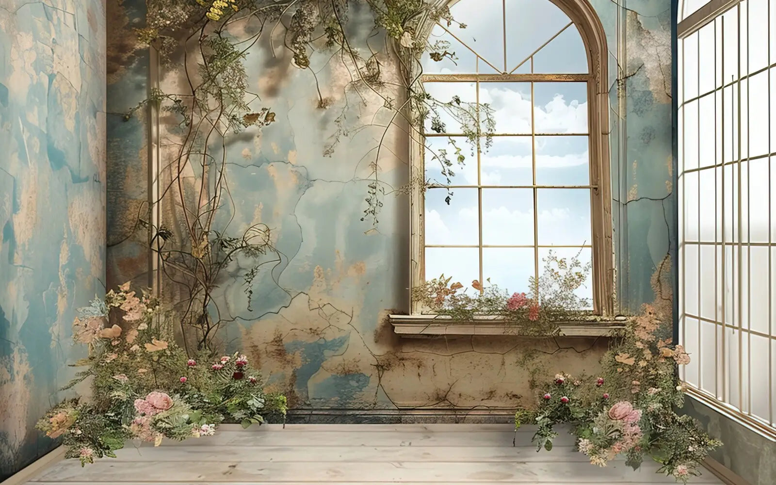 Blue Flower Room