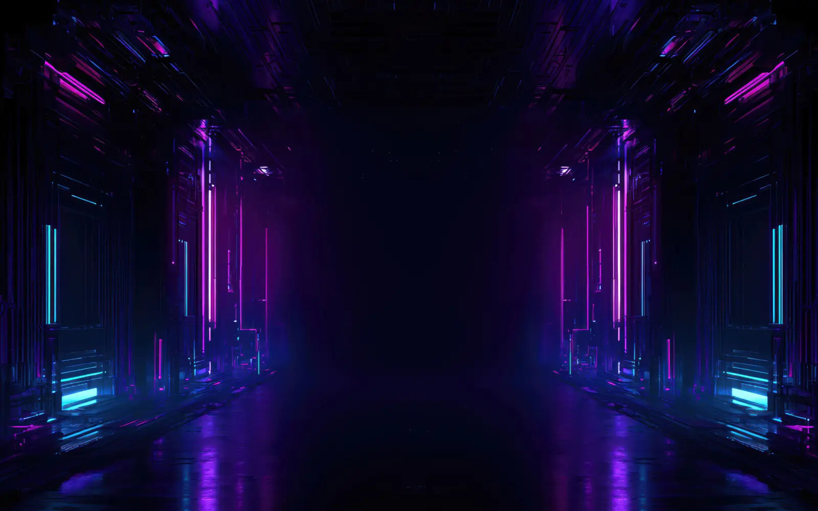Futuristic Cyber Hall