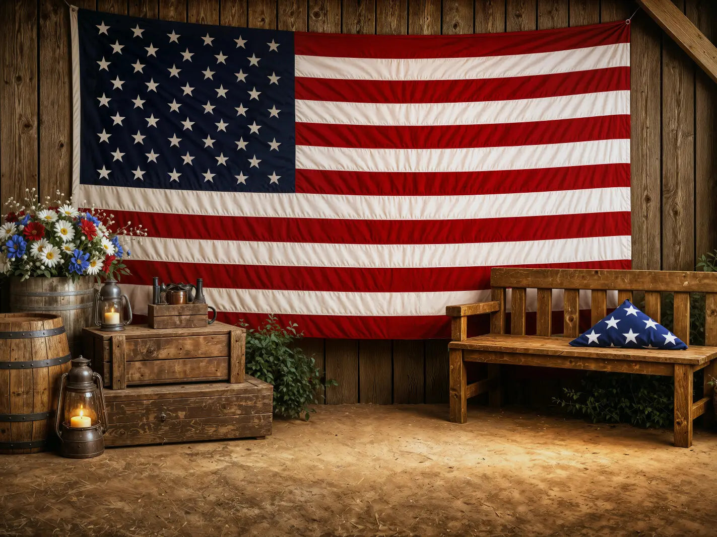 Rustic American Heritage Wide