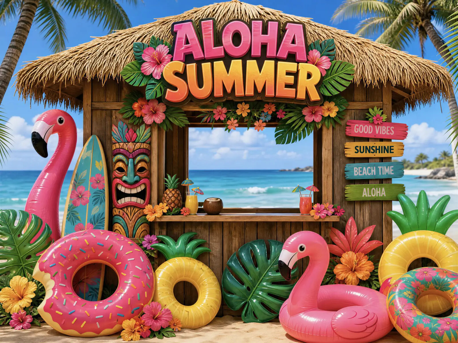 Aloha Summer Beach Hut