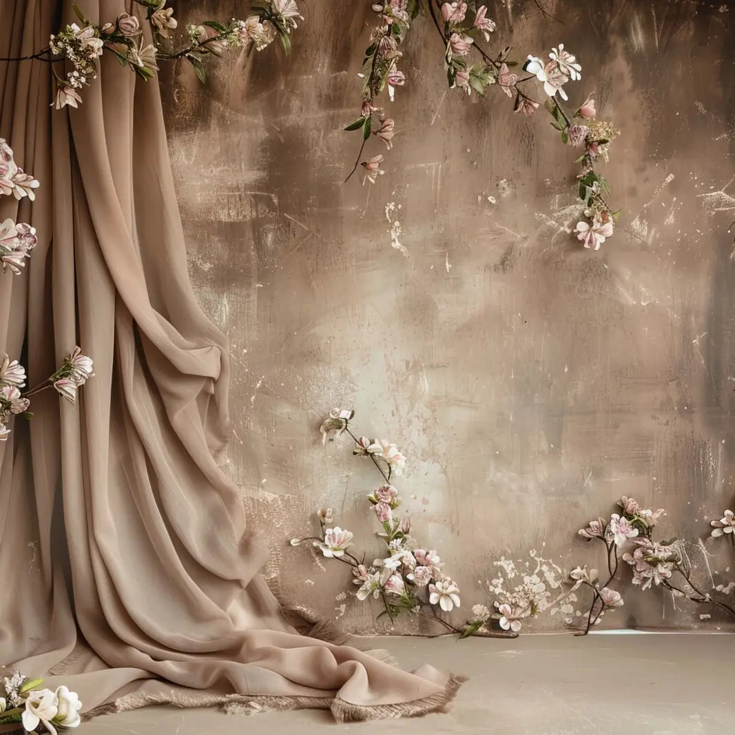 Elegant Beige Drapery