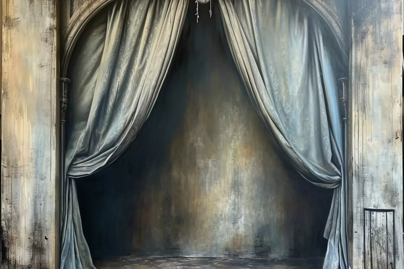 Abandoned Bed Alcove 12’X8’ Ultracloth (144 X 96 Inch) Backdrop