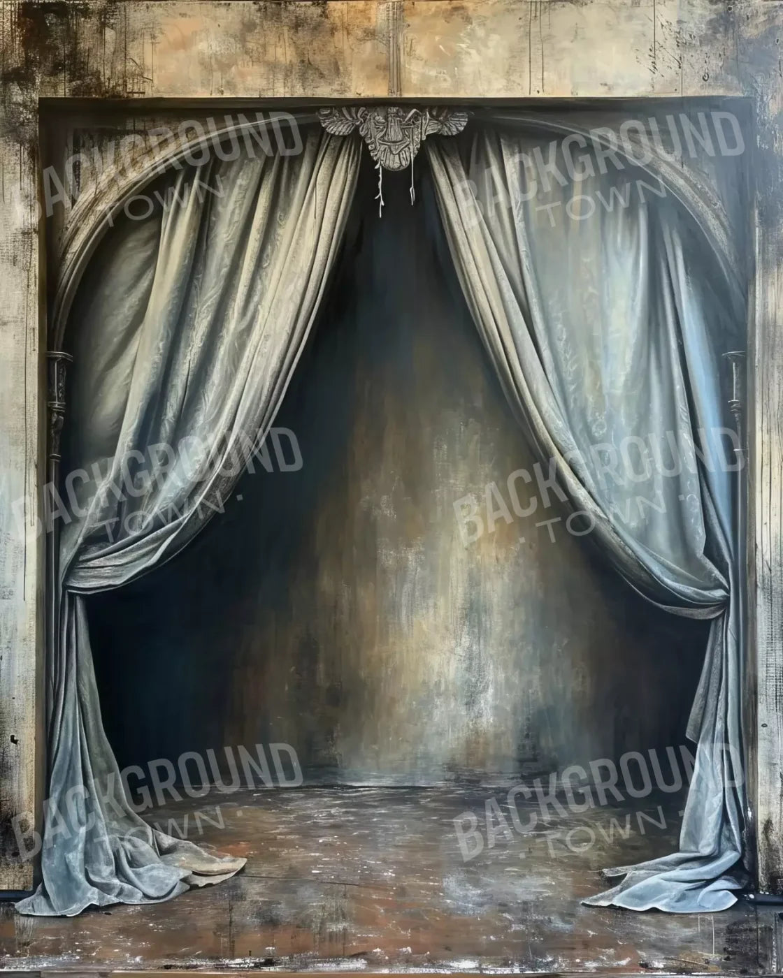 Abandoned Bed Alcove 8’X10’ Fleece (96 X 120 Inch) Backdrop