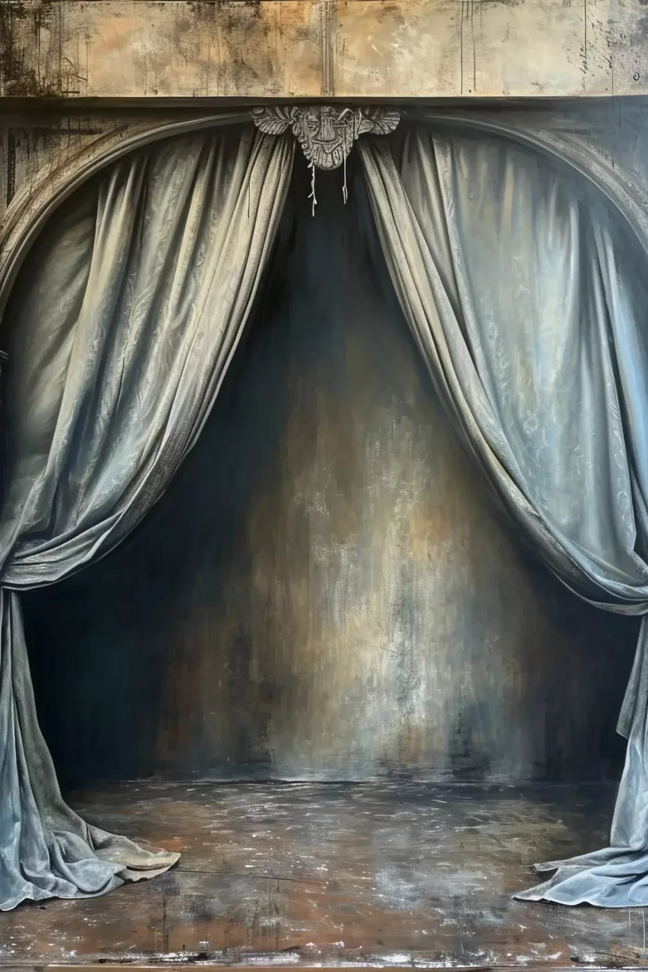 Abandoned Bed Alcove 8’X12’ Ultracloth (96 X 144 Inch) Backdrop