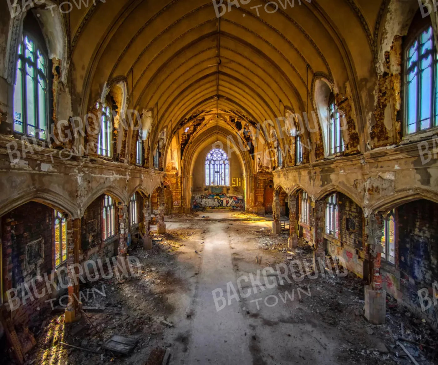 Beige Halloween Backdrop for Photography