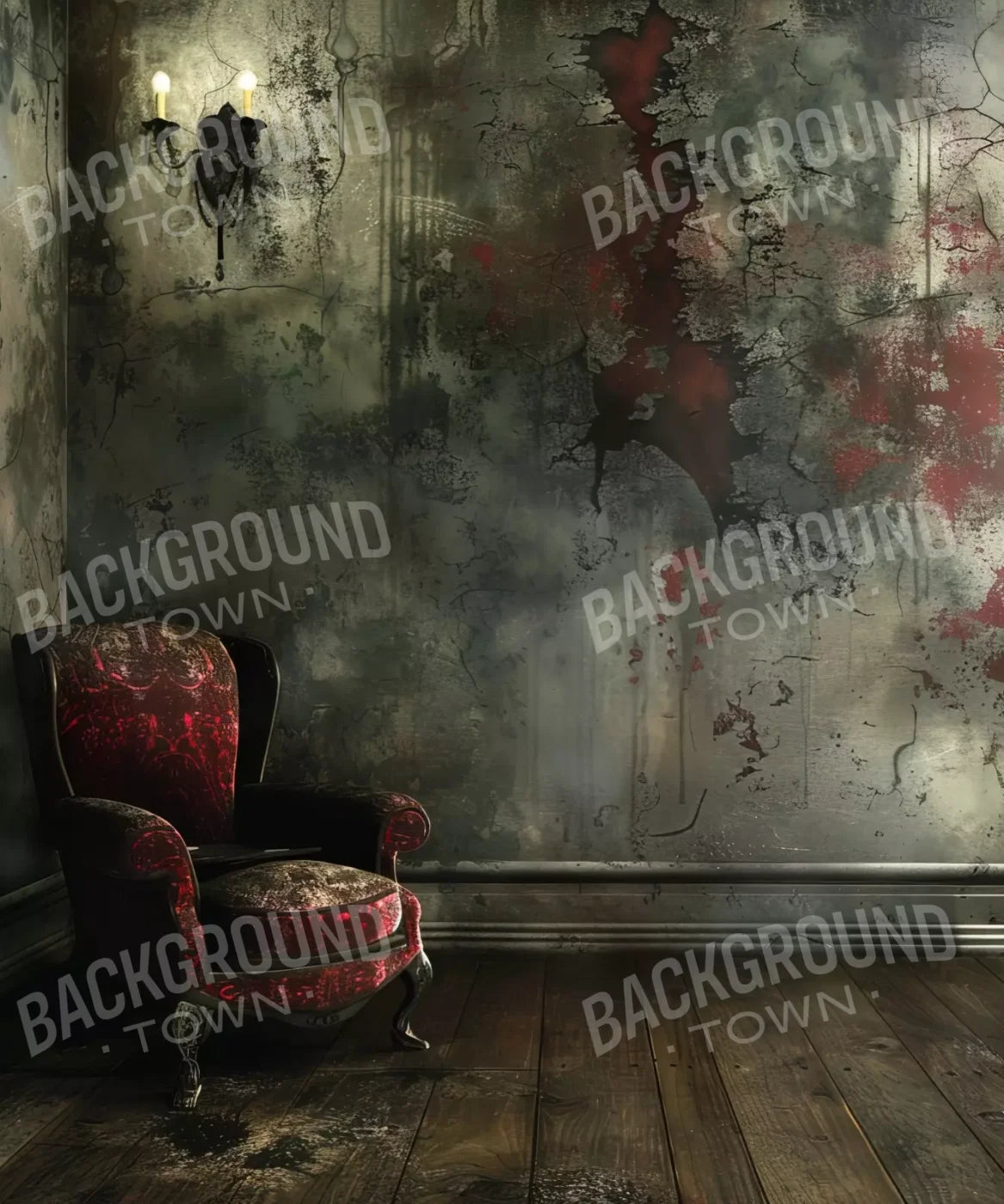 Abandoned Gothic 10’X12’ Ultracloth (120 X 144 Inch) Backdrop