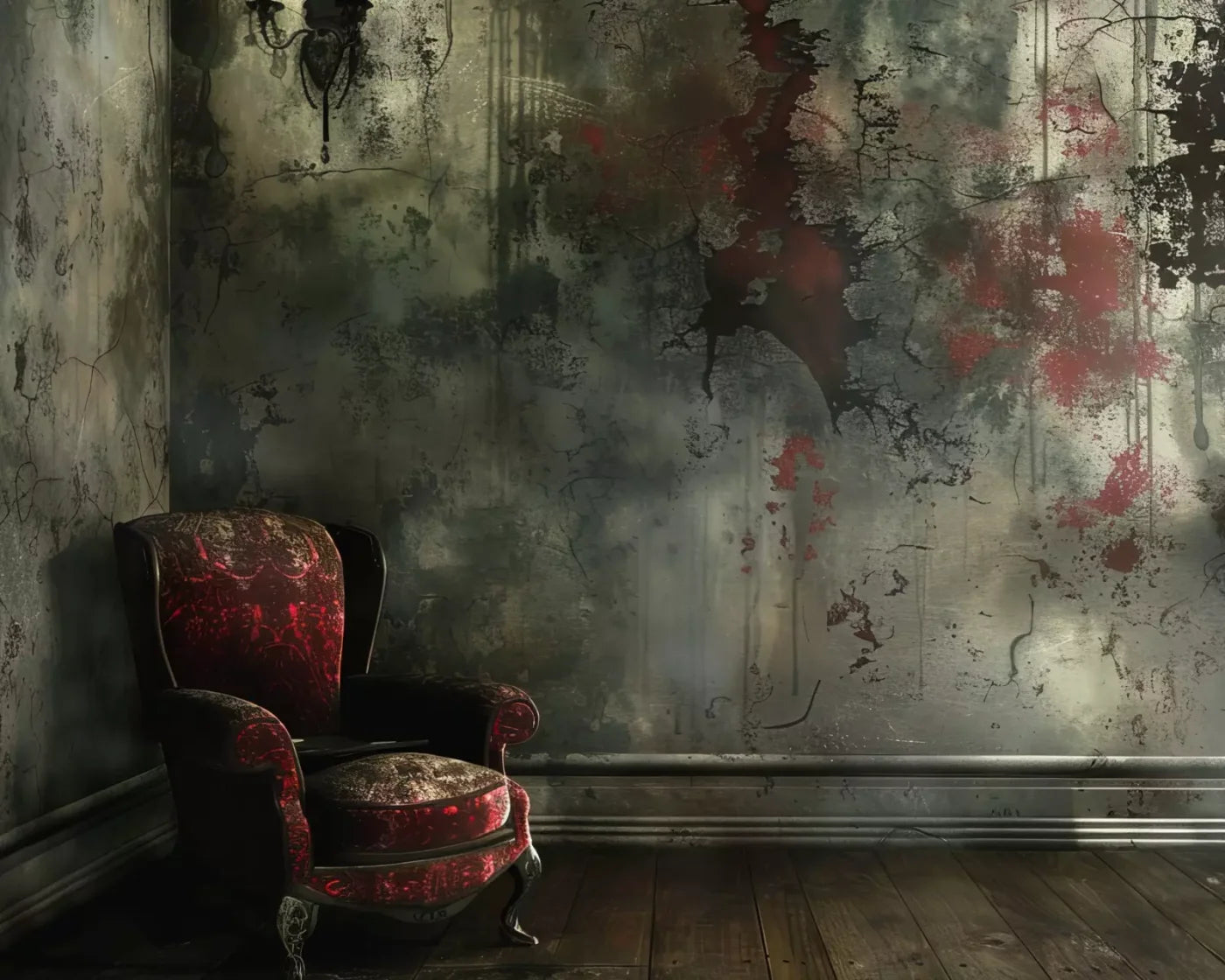 Abandoned Gothic 10’X8’ Fleece (120 X 96 Inch) Backdrop
