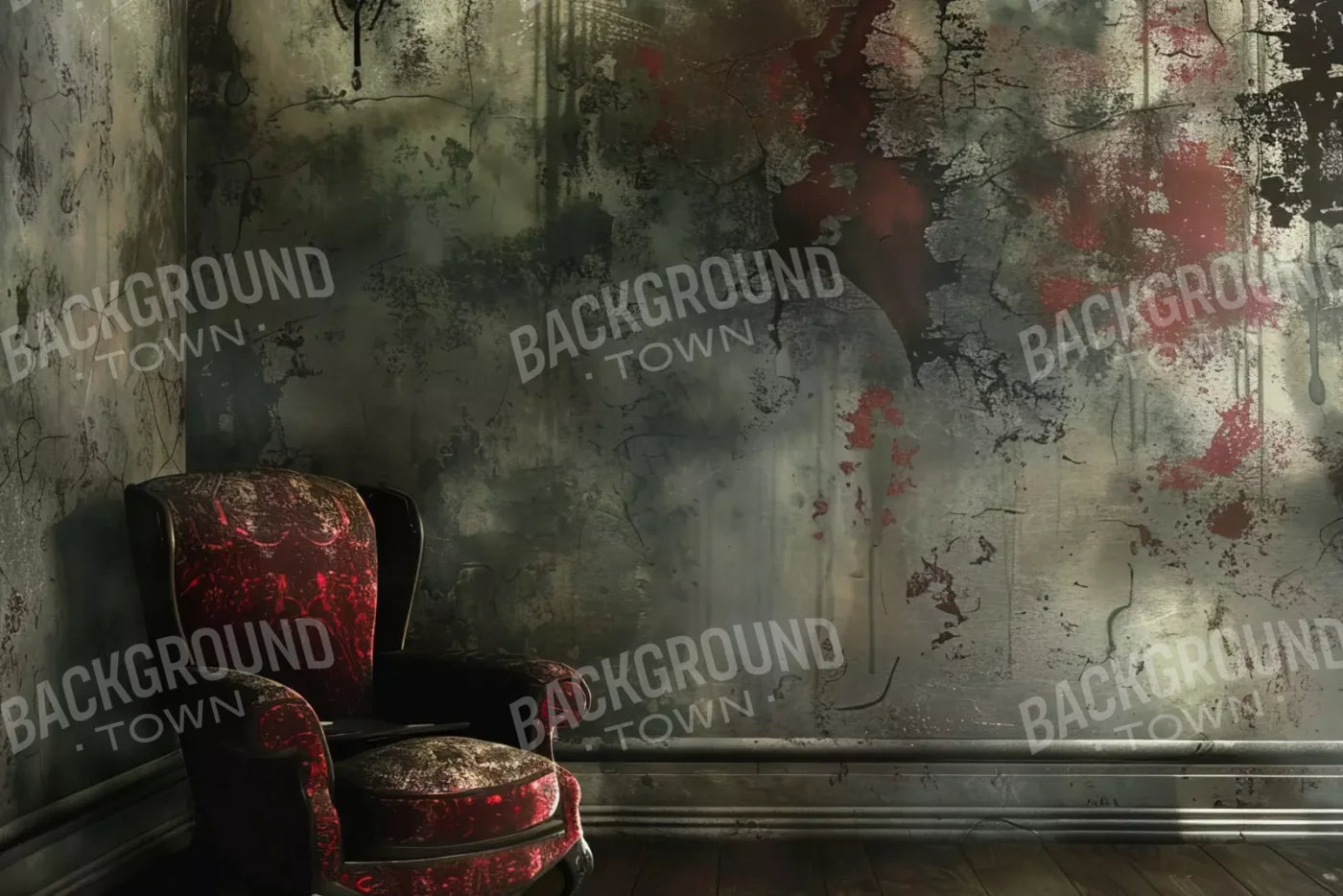 Abandoned Gothic 12’X8’ Ultracloth (144 X 96 Inch) Backdrop