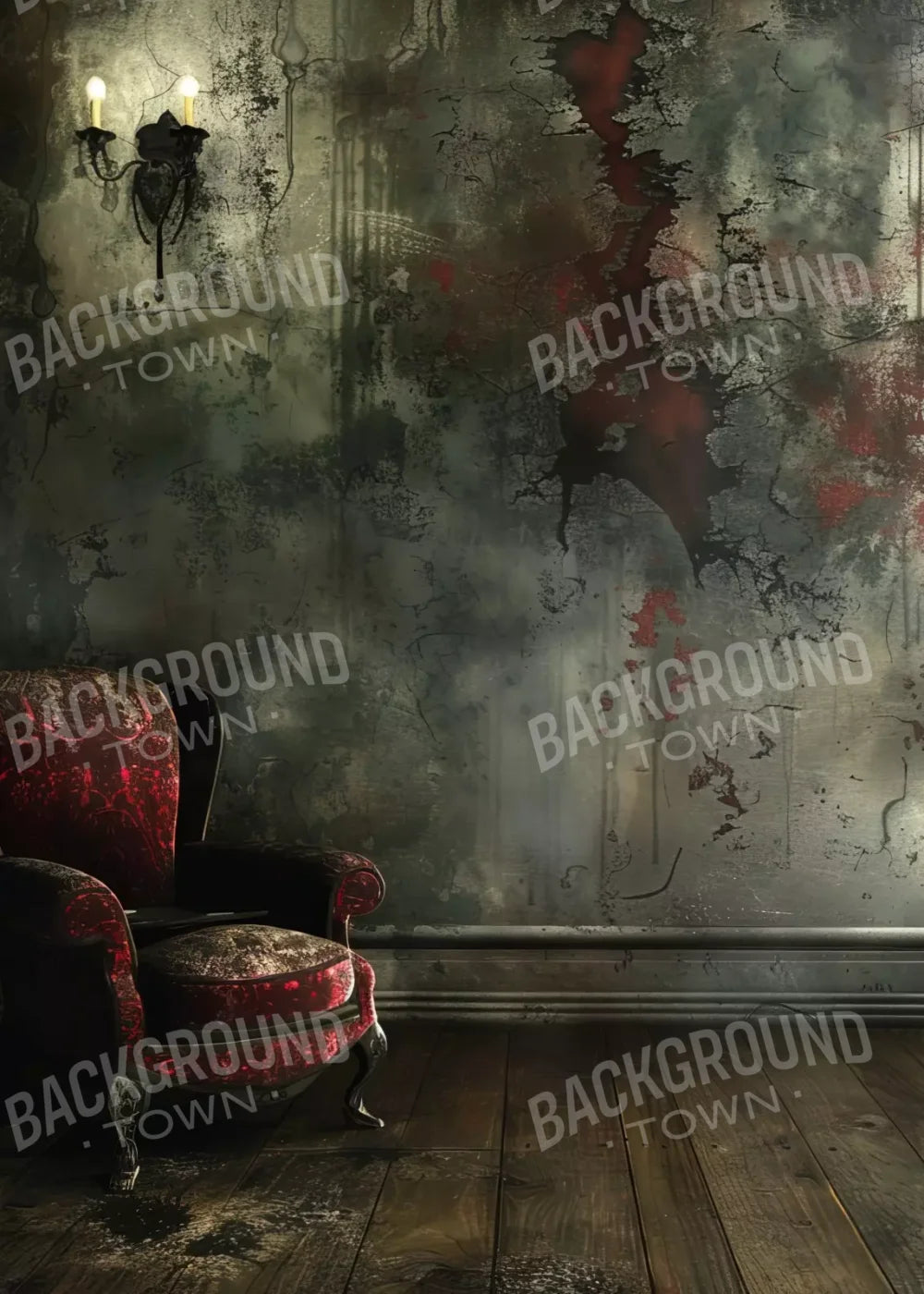 Abandoned Gothic 5’X7’ Ultracloth (60 X 84 Inch) Backdrop