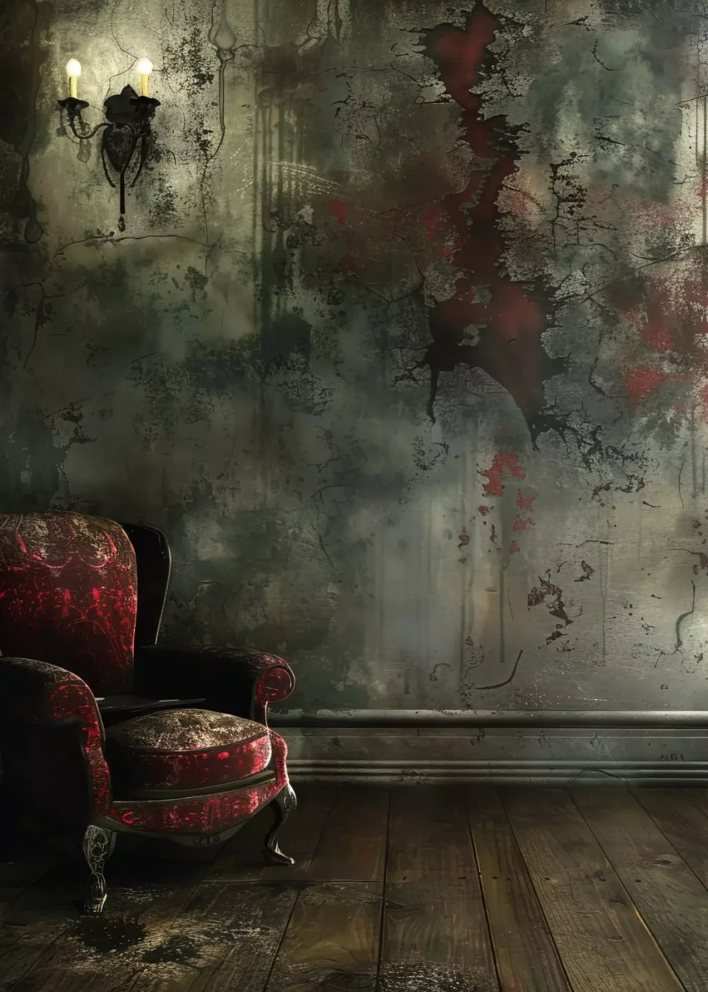 Abandoned Gothic 5’X7’ Ultracloth (60 X 84 Inch) Backdrop