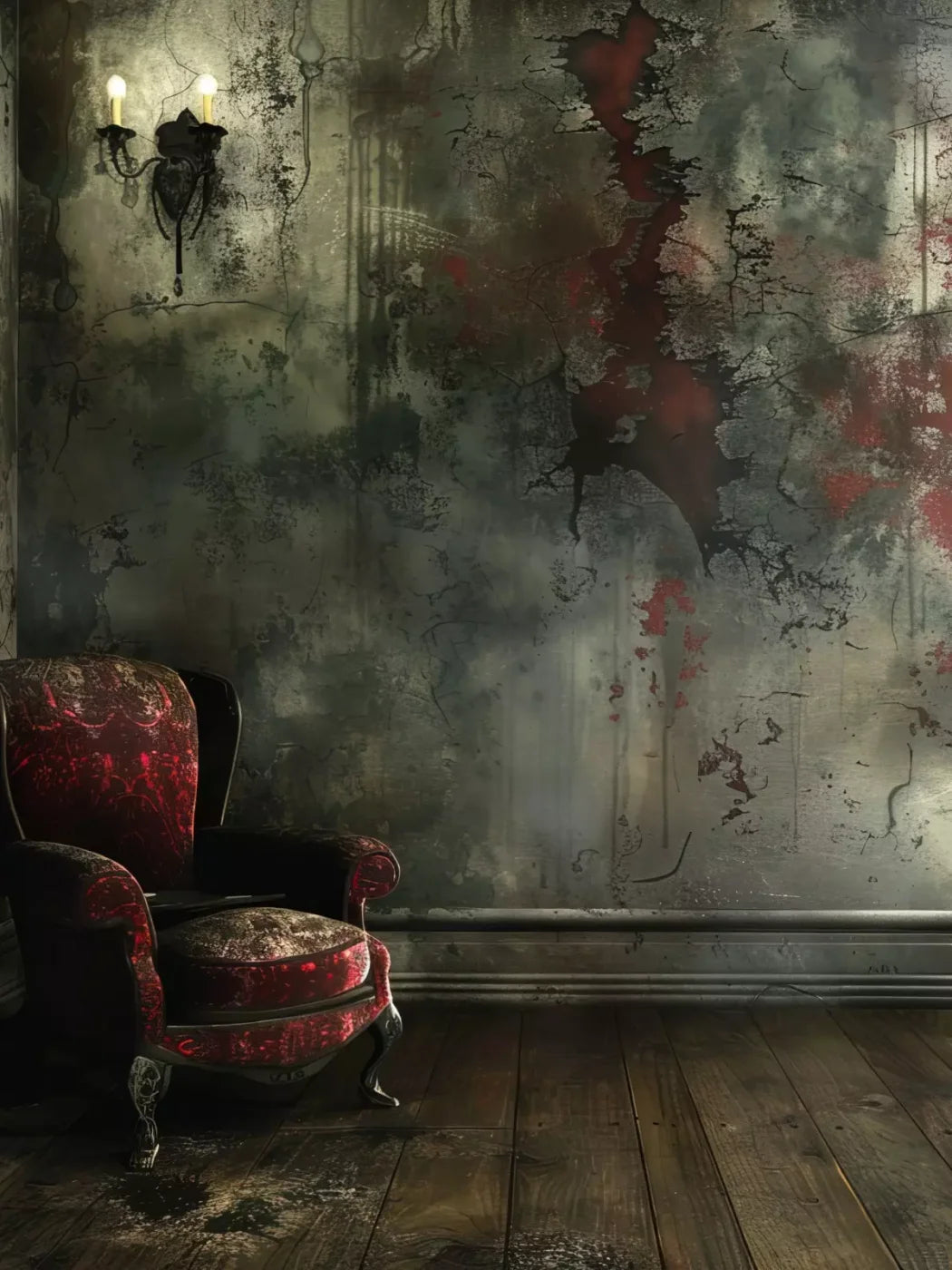 Abandoned Gothic 6’X8’ Fleece (72 X 96 Inch) Backdrop