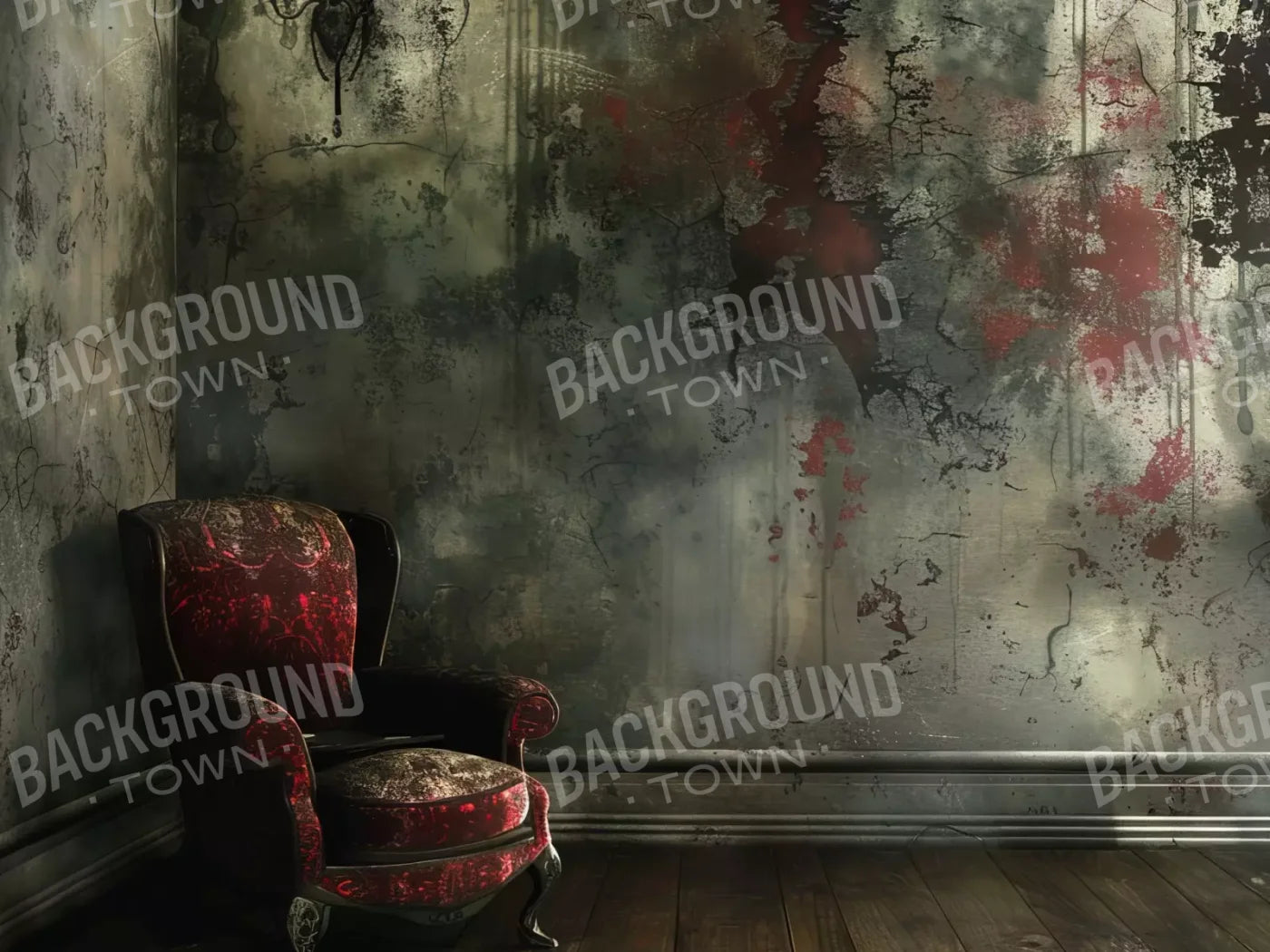 Abandoned Gothic 8’X6’ Fleece (96 X 72 Inch) Backdrop