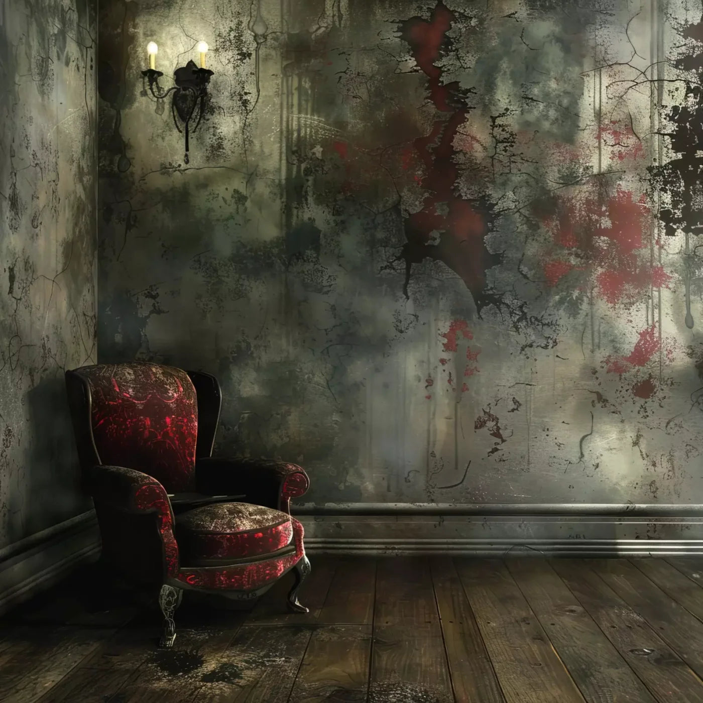 Abandoned Gothic 8’X8’ Fleece (96 X Inch) Backdrop
