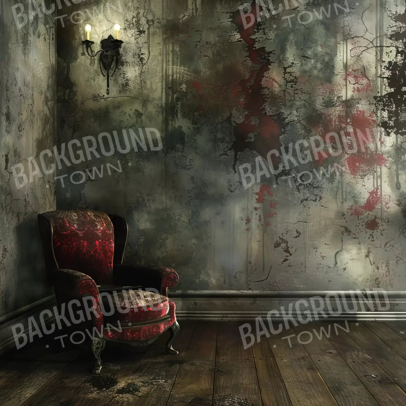 Abandoned Gothic 8’X8’ Fleece (96 X Inch) Backdrop