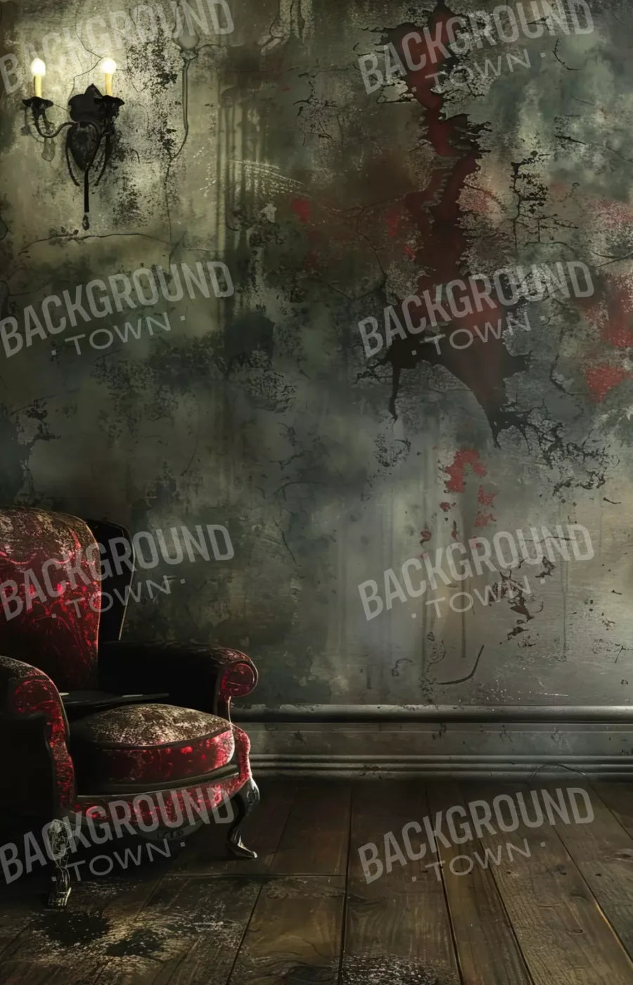Abandoned Gothic 9’X14’ Ultracloth (108 X 168 Inch) Backdrop